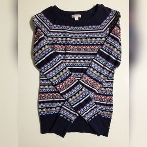 XS patterned sweater